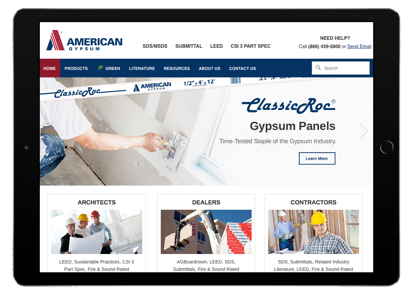 American Gypsum Tablet