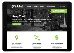 InfoHub by Briggs and Stratton Homepage iPad
