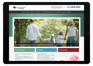 Kalispell Regional Healthcare Homepage iPad