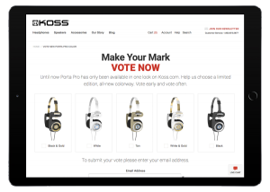Koss Headphones Porta Pro Vote iPad