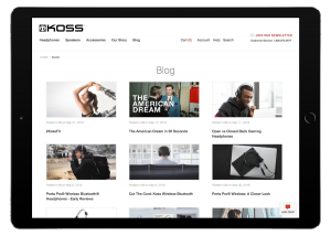 Koss Headphones Blog iPad