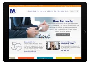 M3 Insurance Homepage iPad