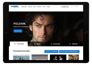 WGTE Public Media Homepage iPad