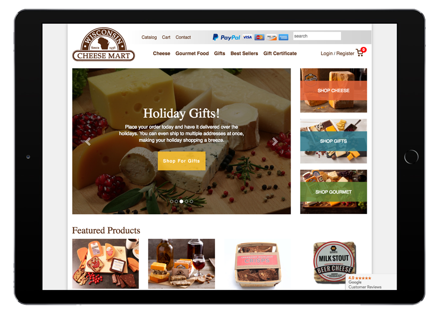 Wisconsin Cheese Mart Tablet