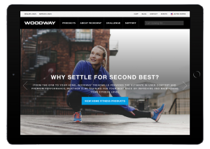 Woodway Homepage iPad