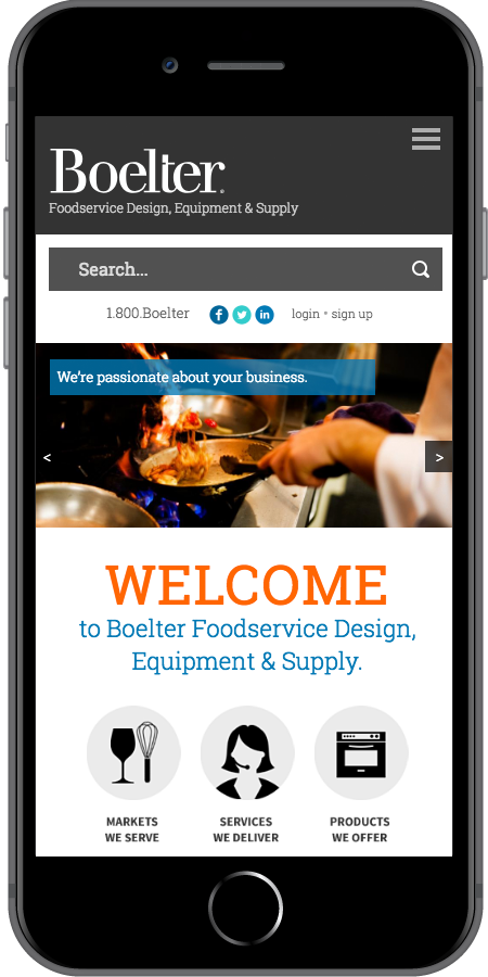 Boelter Companies Foodservice Mobile