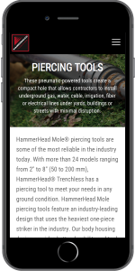 HammerHead Trenchless Tools Mobile