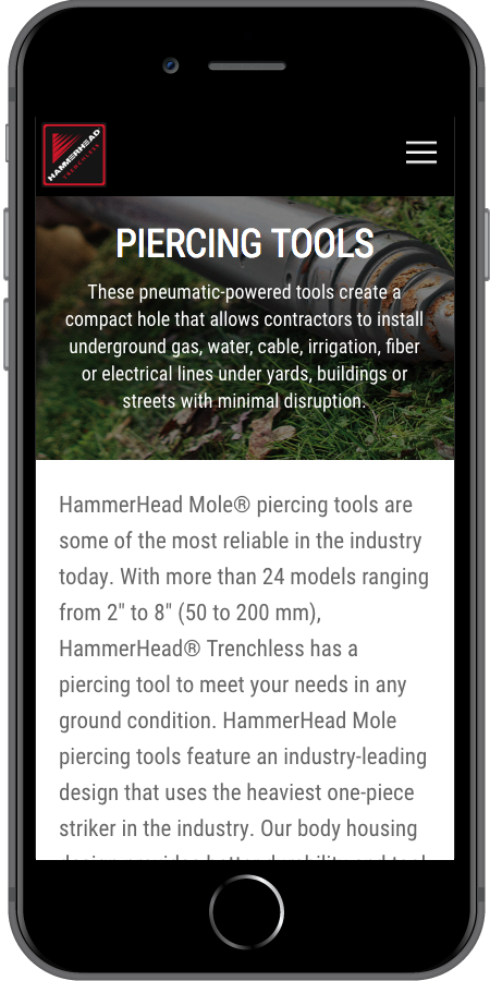 HammerHead Trenchless Tools Mobile