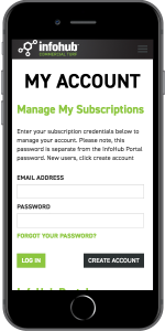 InfoHub by Briggs and Stratton My Account Mobile