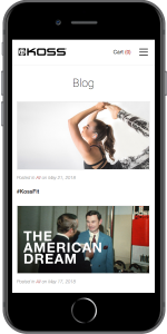 Koss Headphones Blog iPhone