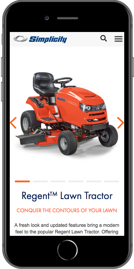 Simplicity Tractor Mobile
