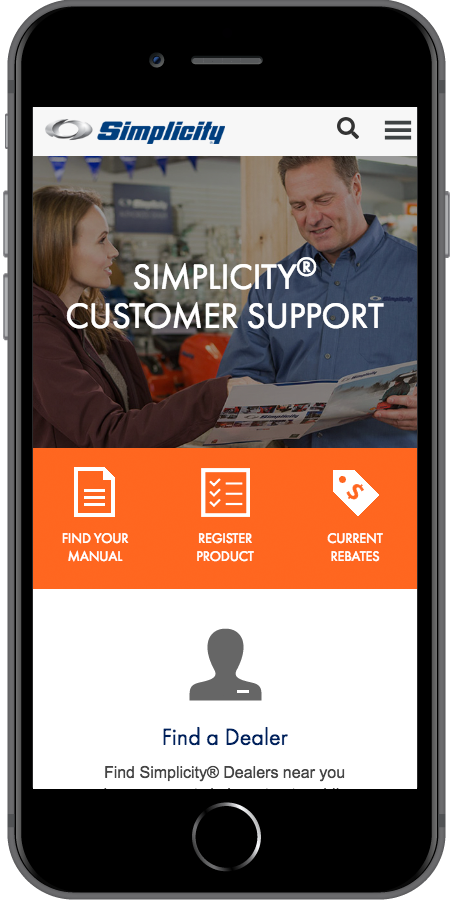 Simplicity Customer Support Mobile