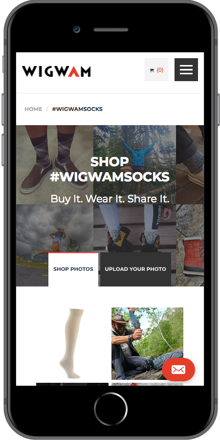 Wigwam Instagram Mobile