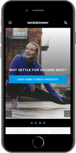 Woodway Homepage Mobile