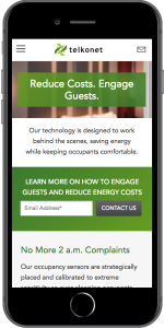Telkonet Mobile Reduce Energy