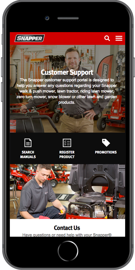 Snapper-iPhone-Support