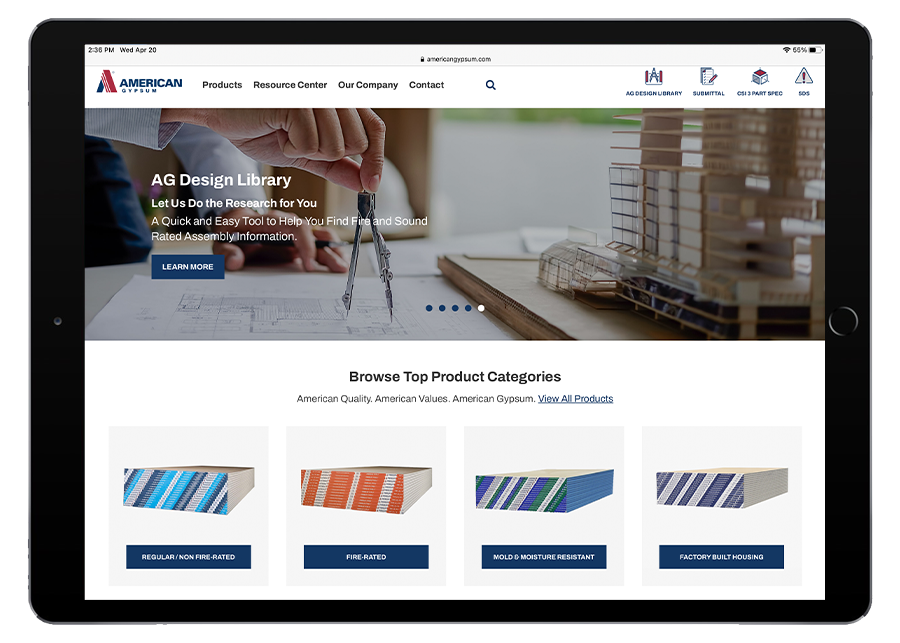 American Gypsum Tablet